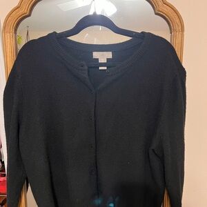 Soft Black Cardigan